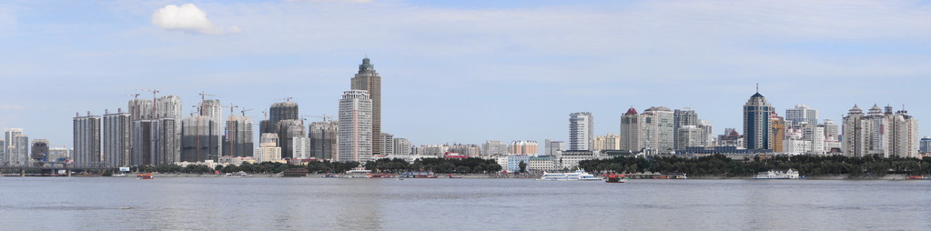 关于河松花江哈尔滨中国市照片