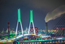 俯桥和夜景