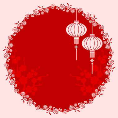東方中國彩燈圖圖片