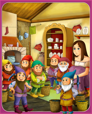 童話人物-白雪公主和七個(gè)小矮人