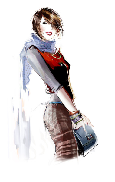 美麗的商業(yè)女性