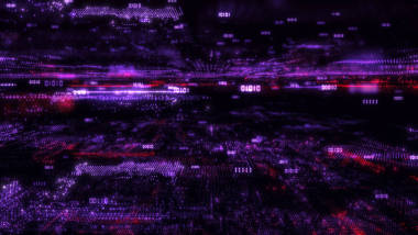 數(shù)字?jǐn)?shù)據(jù)和粒子流網(wǎng)絡(luò)連接概念