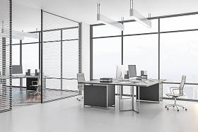 现代 coworking 办公室室内