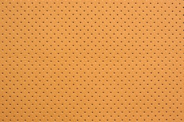 黃色穿孔人造皮革背景紋理