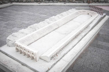 普羅夫迪夫羅馬體育場(chǎng)的全尺寸模型