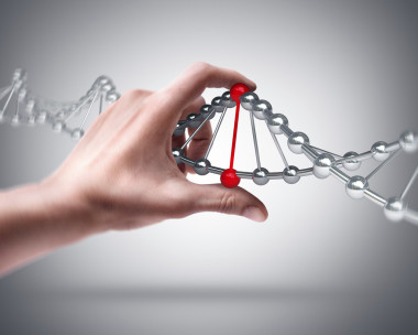 手控股膠囊與 Dna 樣本圖片