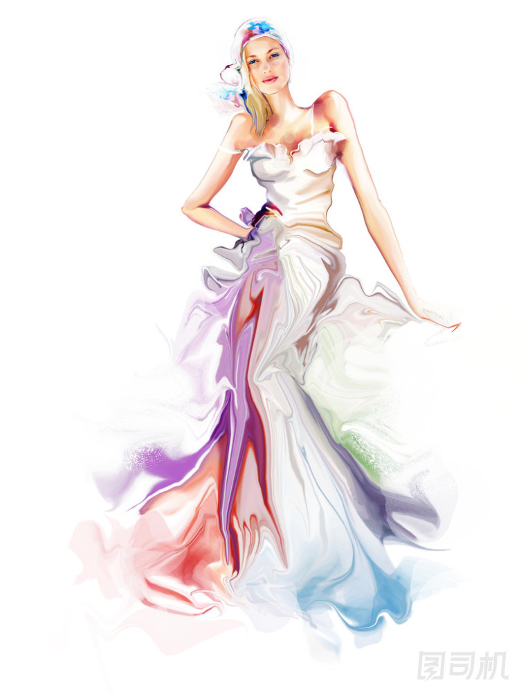 美麗時(shí)尚女孩照片