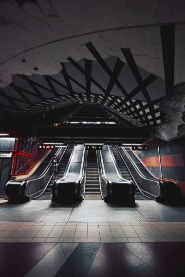 瑞典斯德哥尔摩Kungstradgarden地铁站