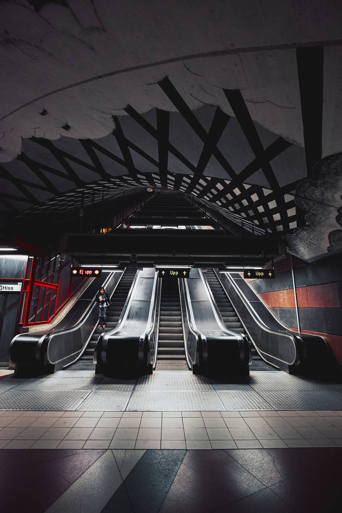 瑞典斯德哥尔摩Kungstradgarden地铁站