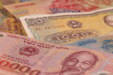 越南盾和越南盾的混合貨