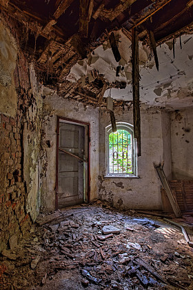 被遗忘的世纪古宅。格但斯克-波兰