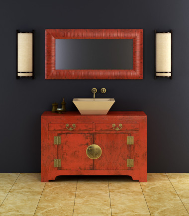 中國風格浴室內(nèi)