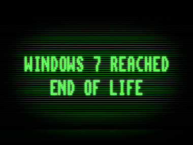 Windows 7結(jié)束生命的插圖背景