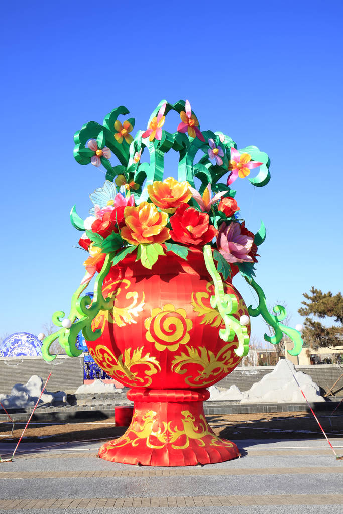 夜晚的中国灯笼图片 夜晚的中国灯笼图片