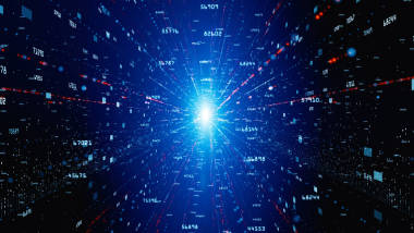 帶有粒子的數字網絡空間和數字數據網絡