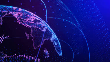 網絡的概念，網絡通信。3d說明