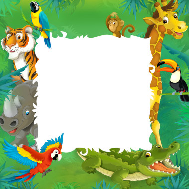 卡通野生動物園