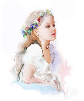 可爱的小女孩图片