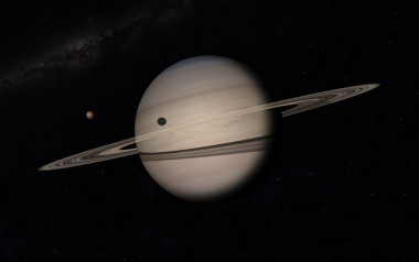 土衛(wèi)六和土星圖片