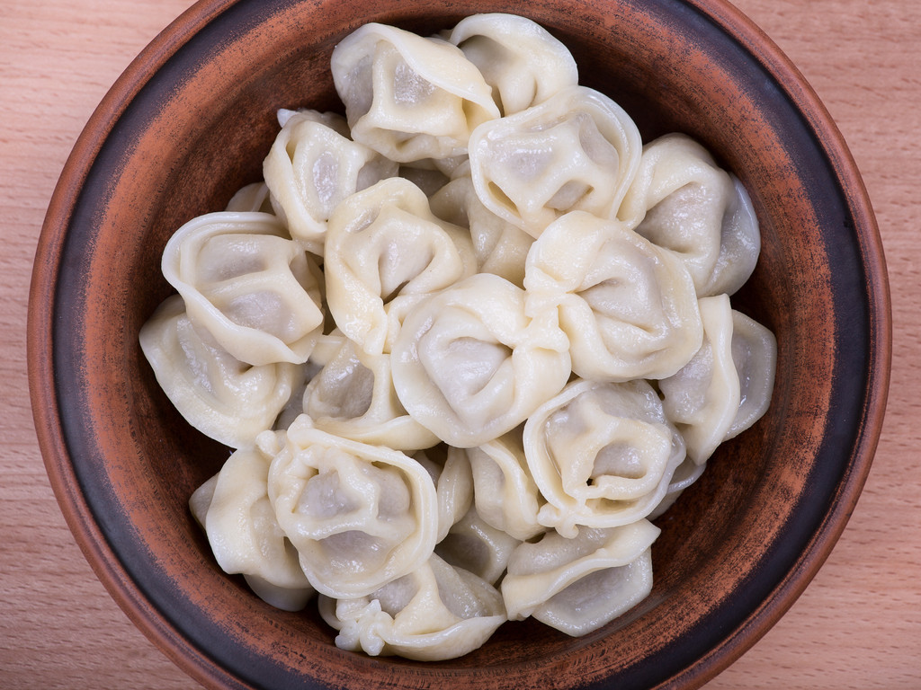 传统的俄罗斯菜-pelmeni