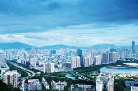 深圳市中国城鸟瞰图