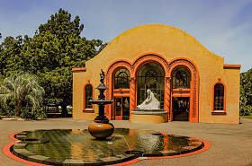 墨尔本市中心美丽的公园. 图片