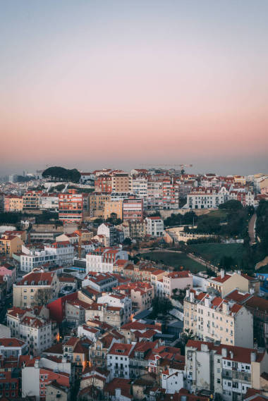 葡萄牙里斯本的城市景观