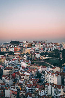 葡萄牙里斯本的城市景观