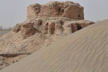 Rawak Stupa and the Ruins of Vihara-Taklamakan Desert in Xinjiang Uygur Region, China - 0030