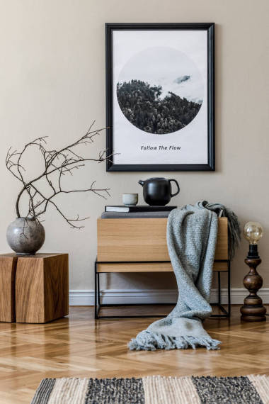 現(xiàn)代公寓內(nèi)部有趣的框圖