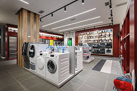 高级家用电器商店内部图片