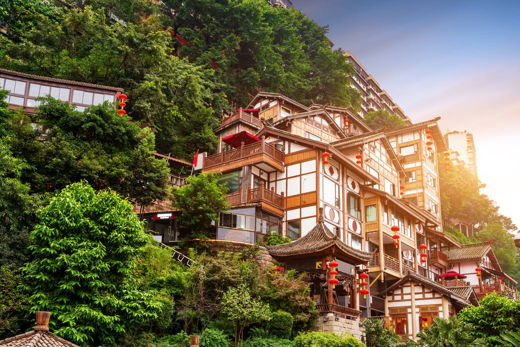 重庆洪崖洞古建筑