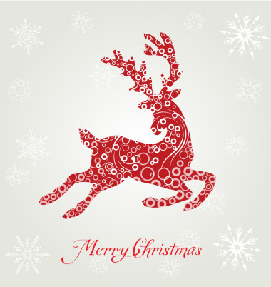 海報(bào)快樂(lè)圣誕排版圖片