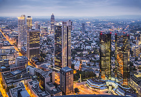 法兰克福德国城市景