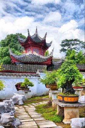 中国庭院图片