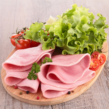 豬肉火腿切片圖片