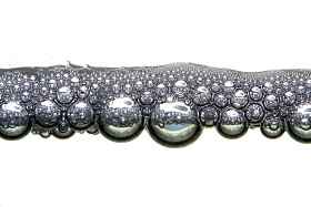 泡沫的液体-抽象自然背景