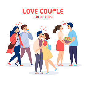 二月十四日情人节多用特写图片最佳概念说明 