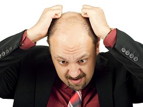 在大萧条中的商人图片