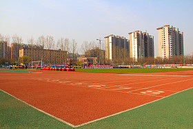 塑胶运动场图片