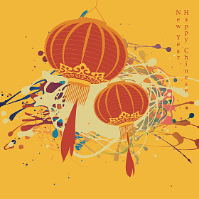 中国新年贺卡