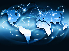 全球业务的最佳互联网概念