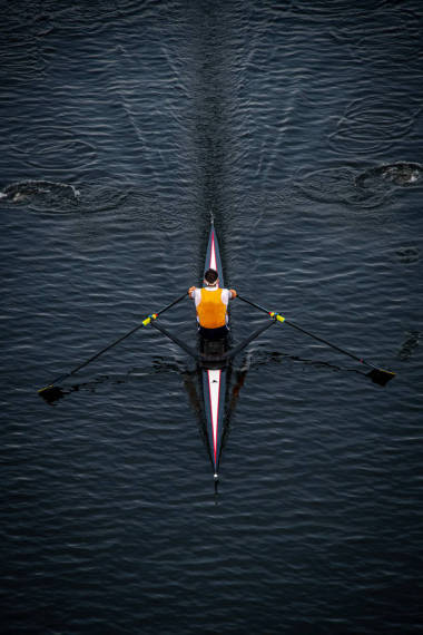 男子单人赛艇比赛