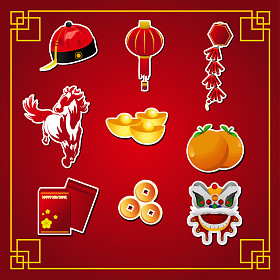 中国新年的象征照片