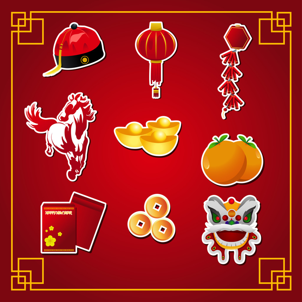 中国新年的象征照片