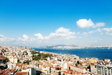 伊斯坦布爾視圖從塔塔