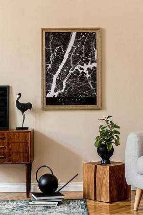 美丽的房间室内设计元素和装饰