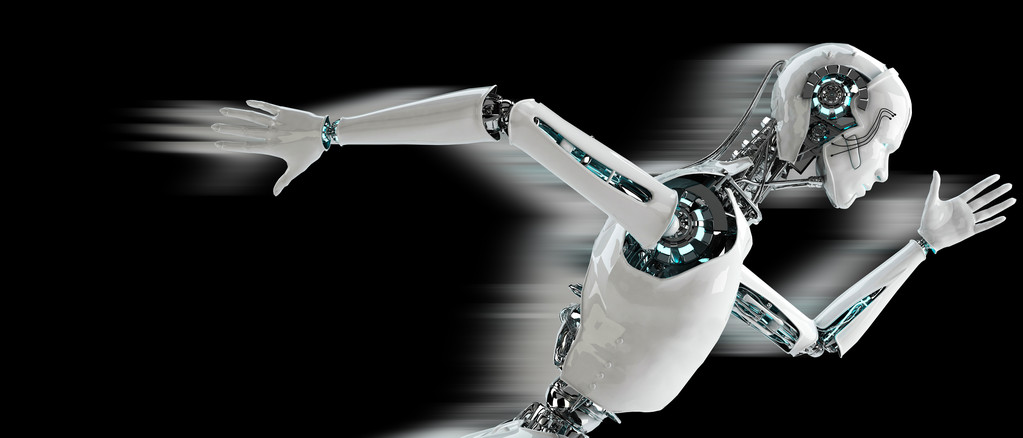 机器人 android 男子运 机器人 android 男子运