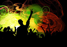 迪斯科传单照片