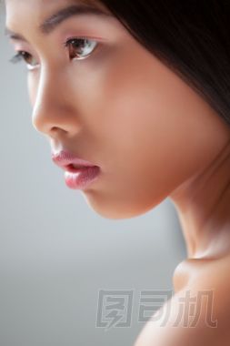 美的亞裔女子的肖像圖片